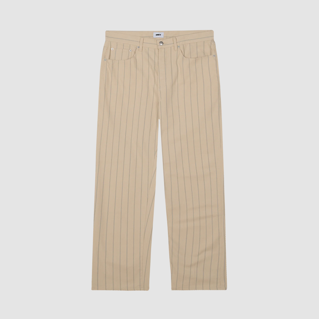 Classic Baggy Stripe Denim Pelican Multi