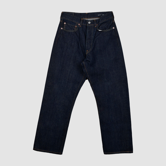 Loose Ankle Denim One Wash Indigo