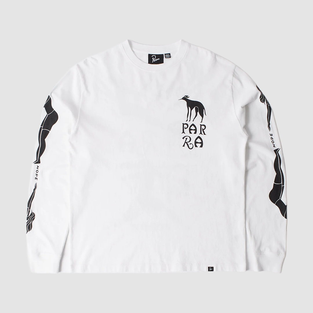 Dog Training LS T-Shirt White