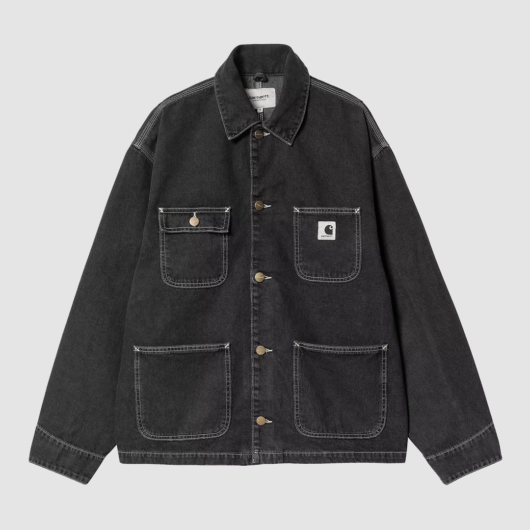 W' OG Michigan Coat Black Stone Washed