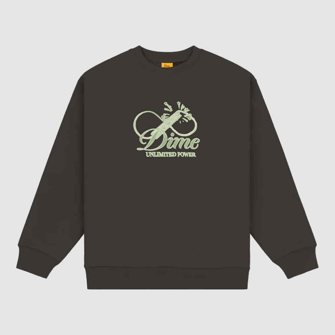 Cursive Power Crew Vintage Black