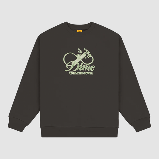 Cursive Power Crew Vintage Black