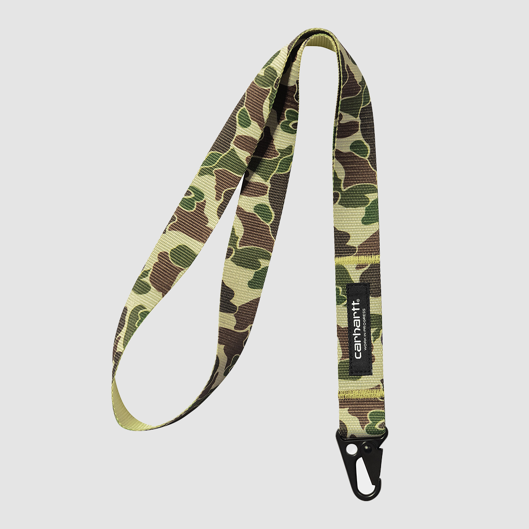 Jude Keychain Camo Duck Jacquard Green