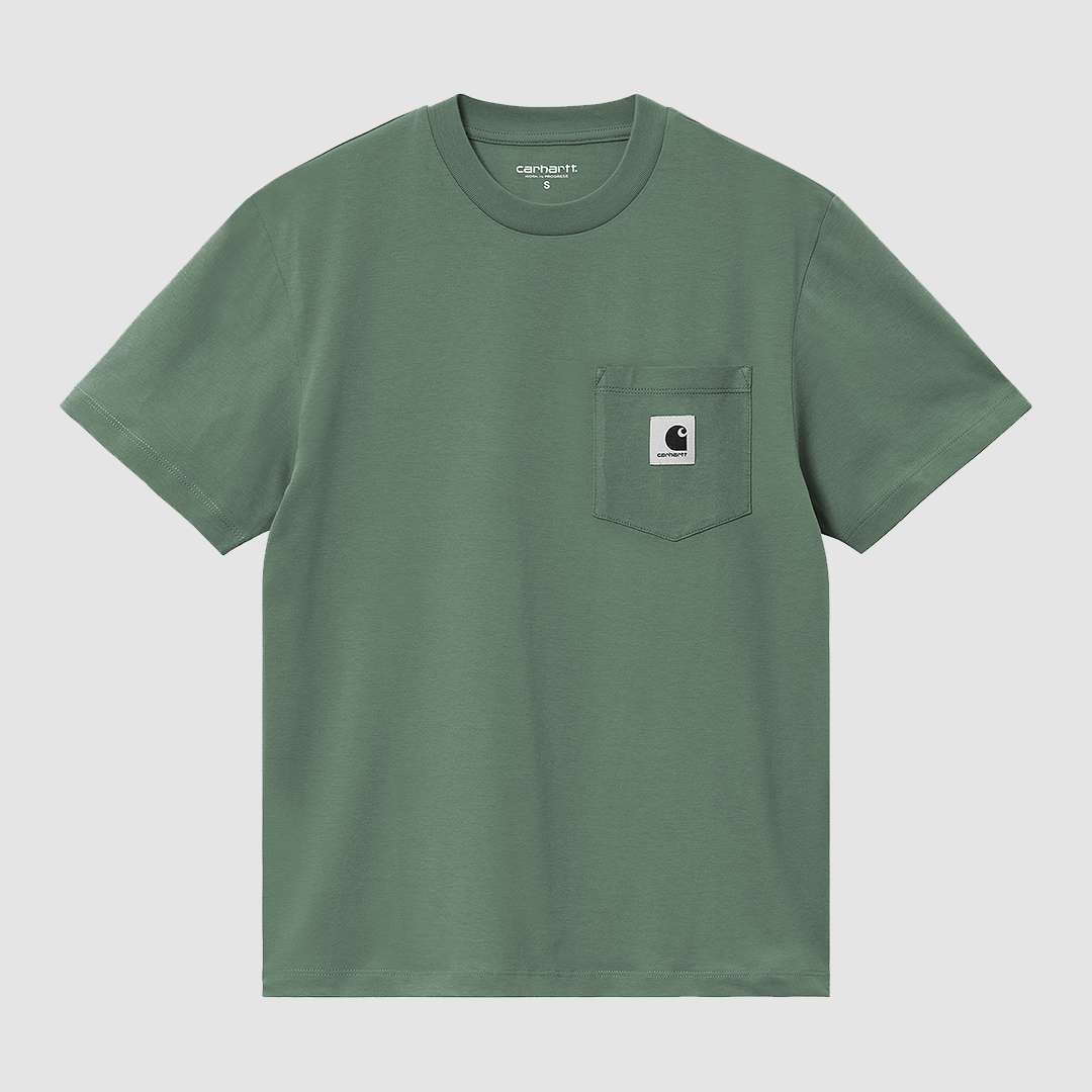 W' S/S Pocket T-Shirt Duck Green