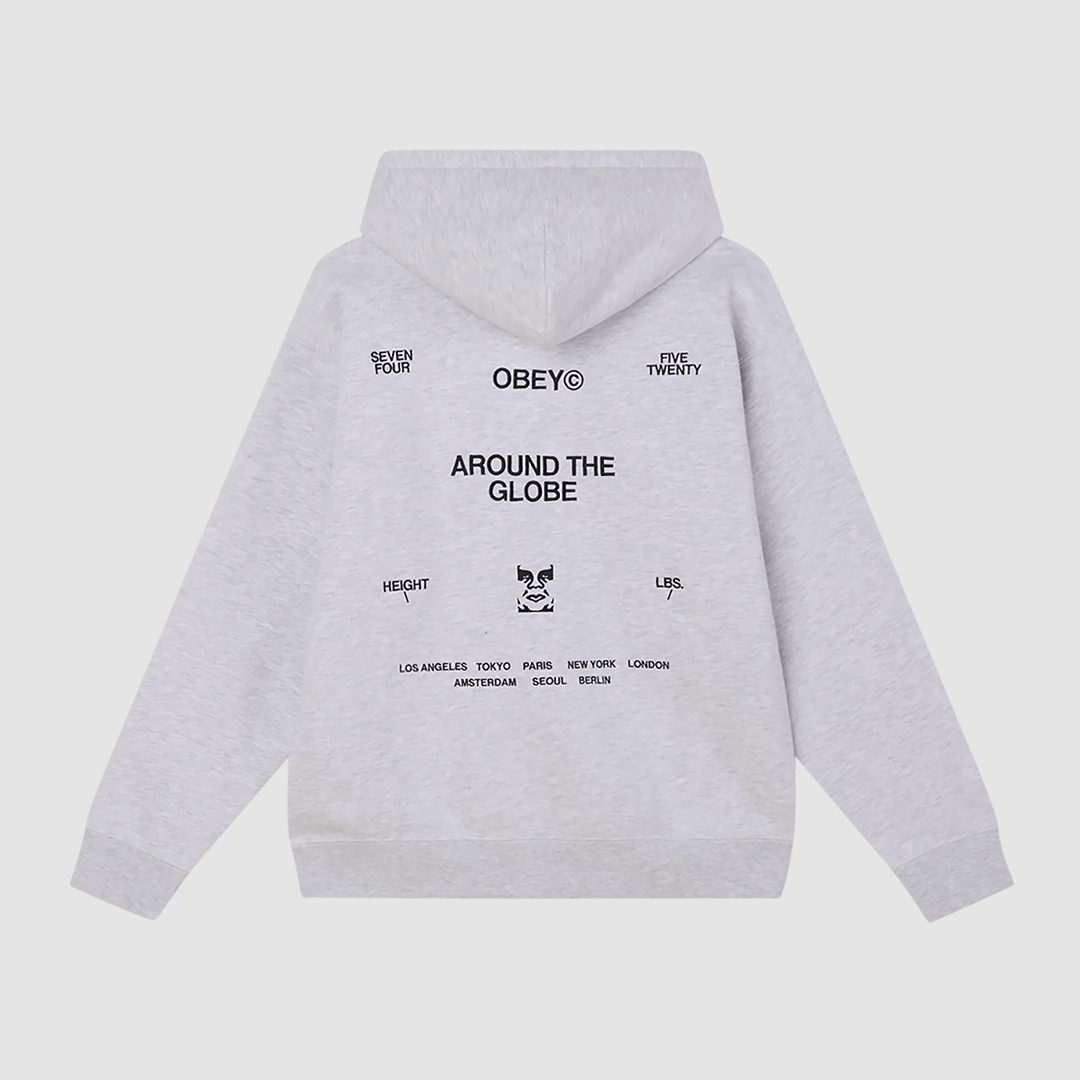 Obey Business Hoodie Ash Grey