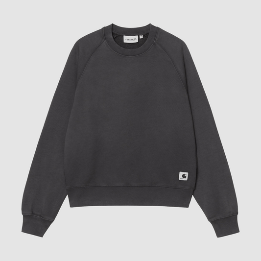 W' Hudson Sweat Black Chalk Wash