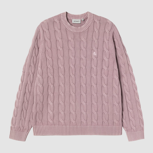 Carter Sweater Pink Fog Garment Dyed