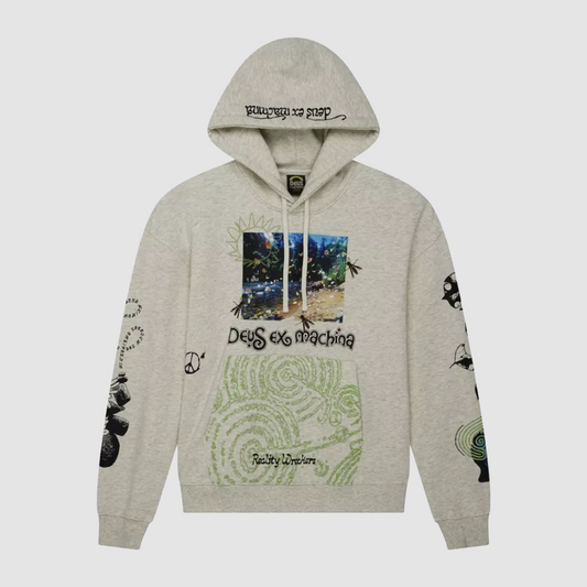 Migration Hoodie Light Grey Marle