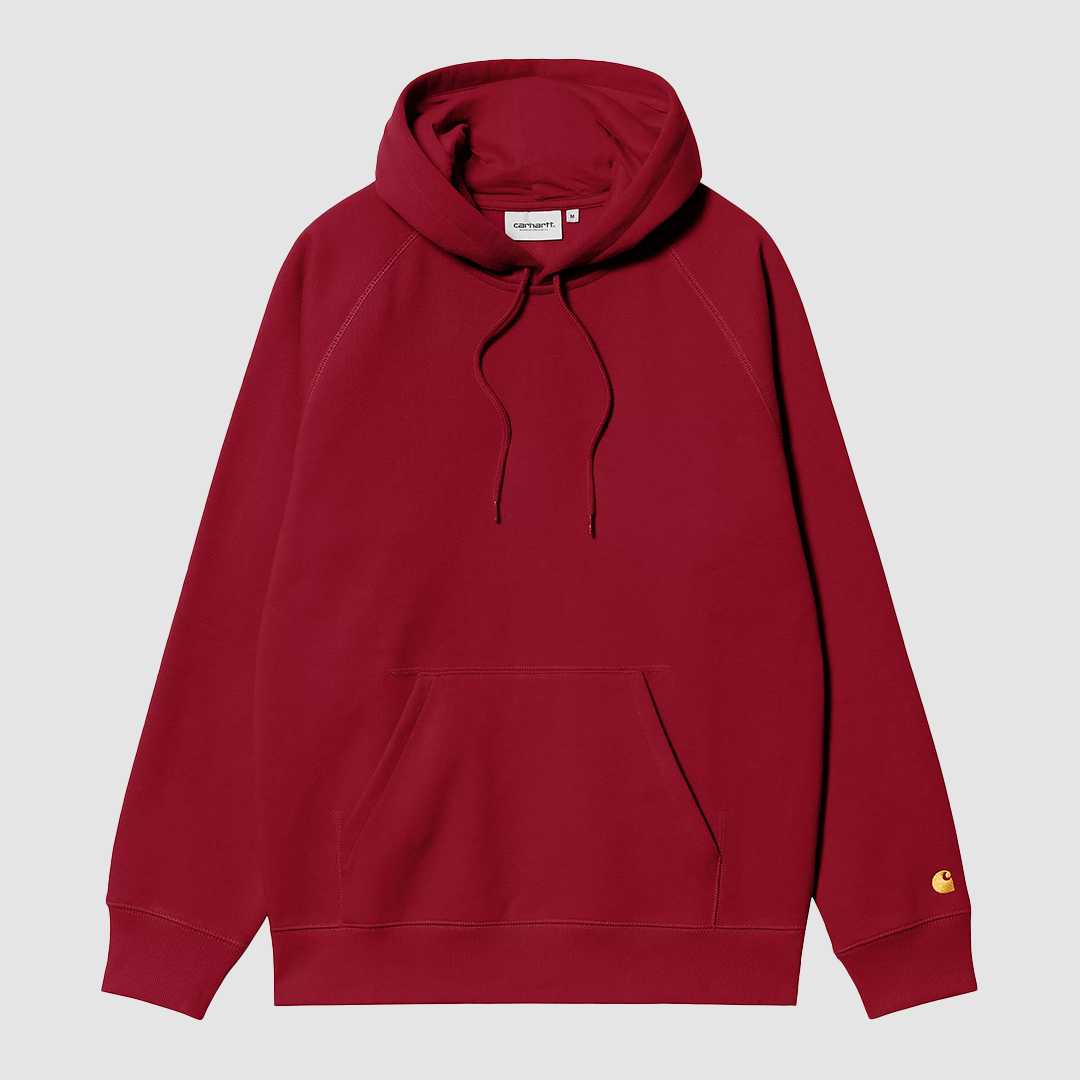 Hooded Chase Sweat Scarlet / Gold