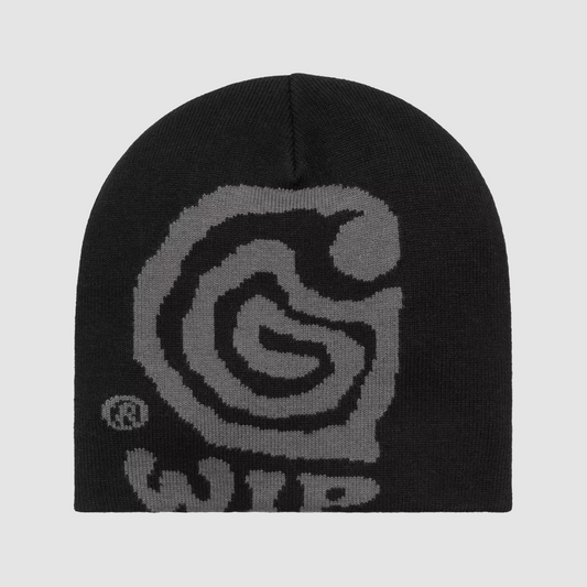 Helix Beanie Black / Porphyry