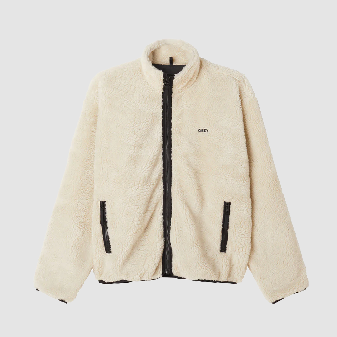 Icon Face Sherpa Jacket Unbleached