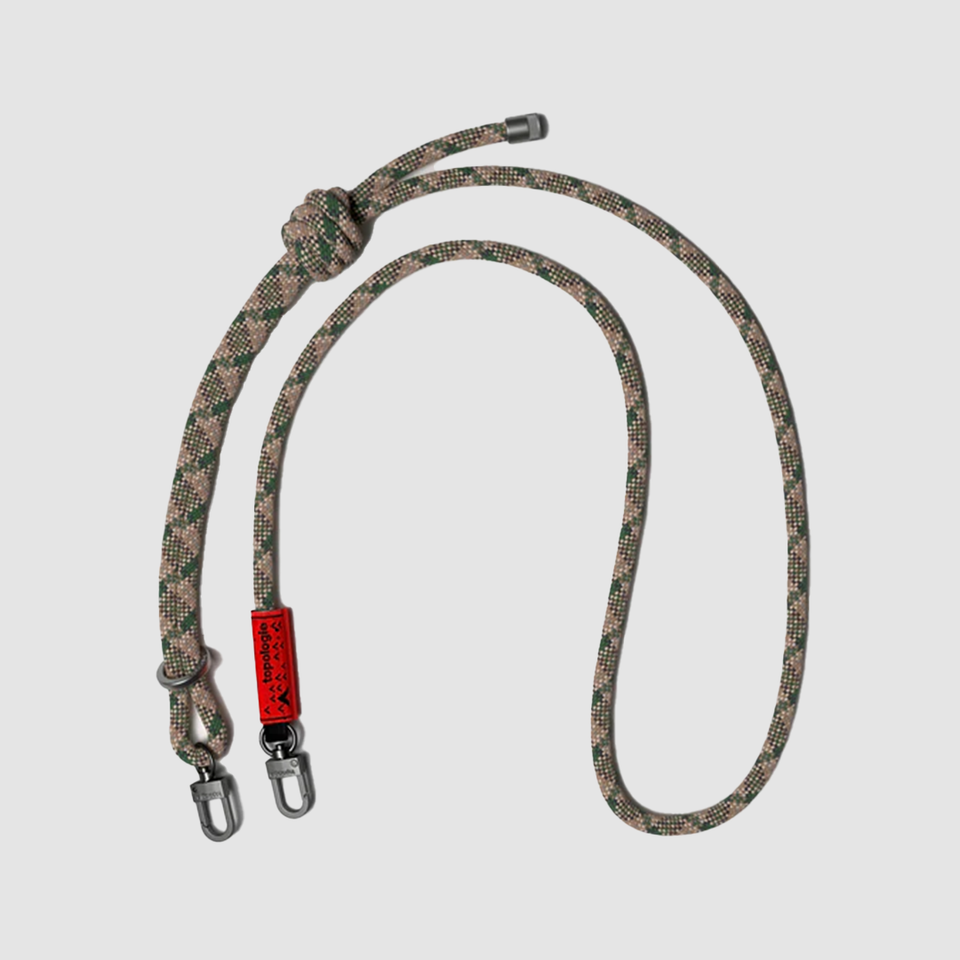 Topologie 8.0mm Rope Strap Brown Camouflage