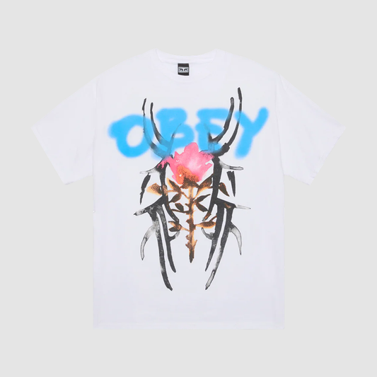 Obey Rose Tribal SS T-Shirt White