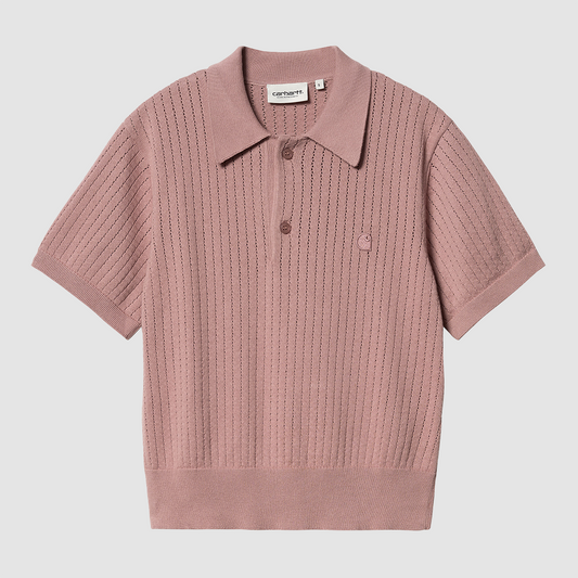 W' S/S Norlina Polo Dusty Fuchsia