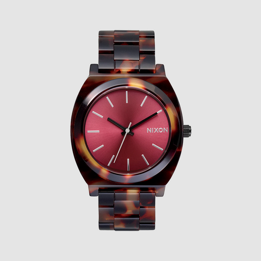 Time Teller Acetate Tortoise / Oxblood