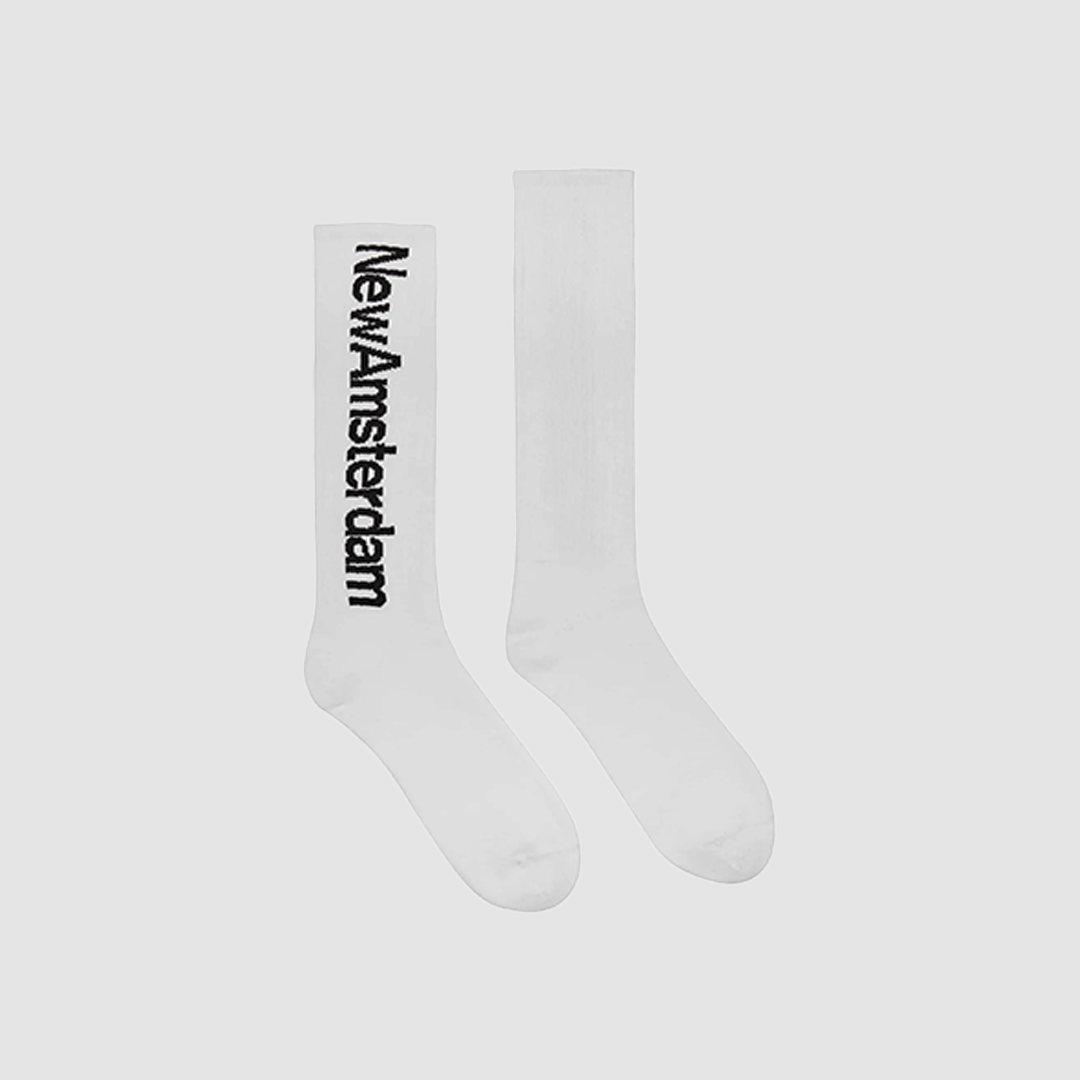 Name Socks High White