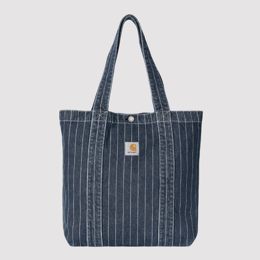 Orlean Tote Bag Stripe Blue / White Stone