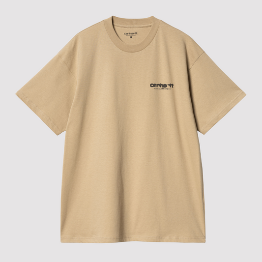 S/S Ink Bleed T-Shirt Sable / Tobacco