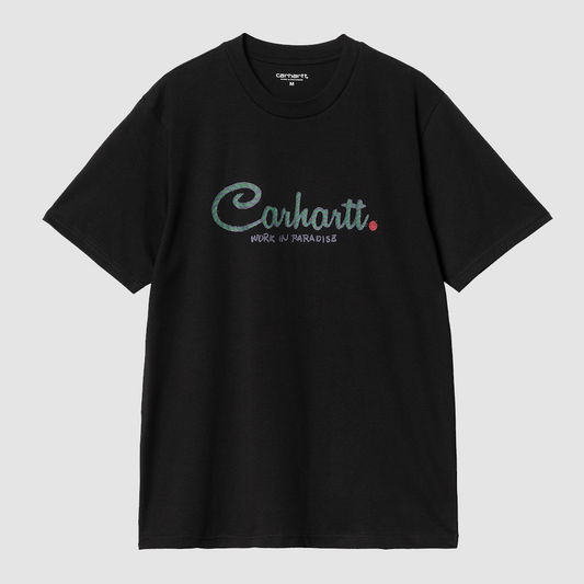 S/S Paradise Script T-Shirt Black