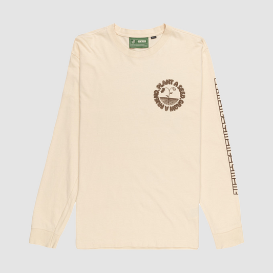 Nature Calls x Element Grow A Friend LS T-Shirt Parchment