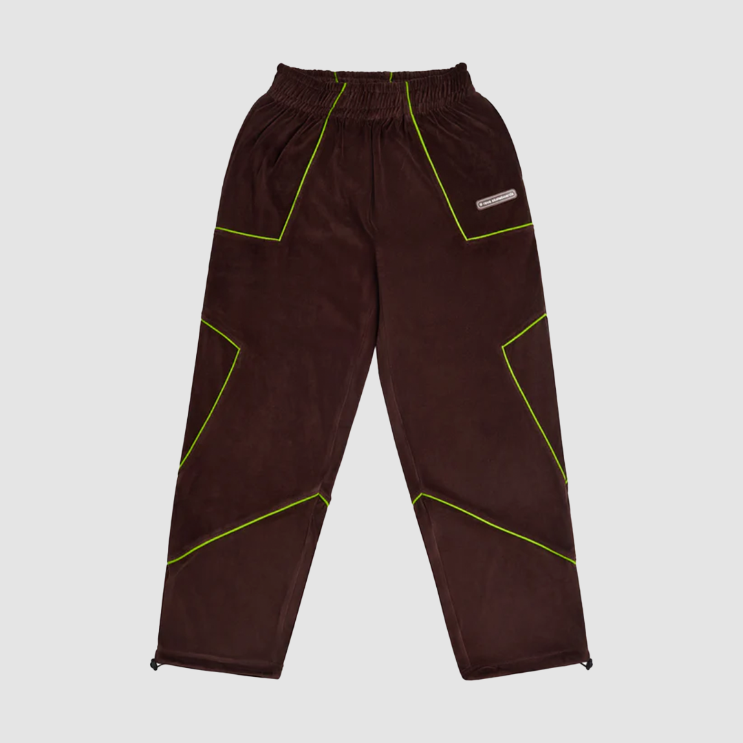 Chrissy Velvet Trackpant Brown