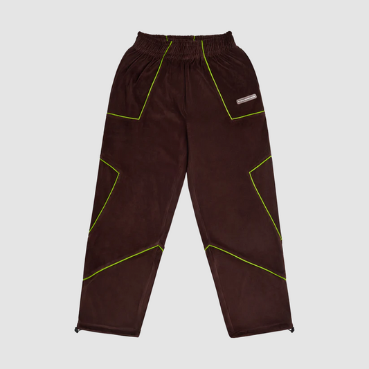 Chrissy Velvet Trackpant Brown