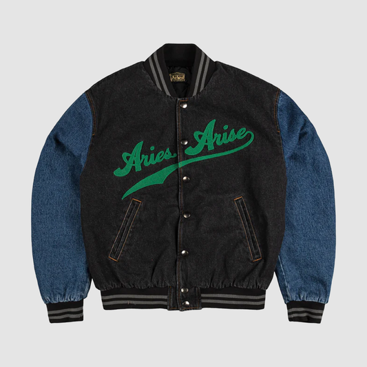 Varsity Denim Jacket Multi