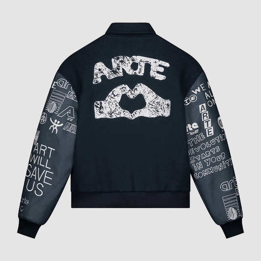 Art Saves College Jacket Navy