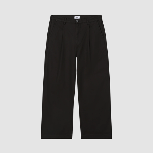 Oliver Pleated Pant Pirate Black
