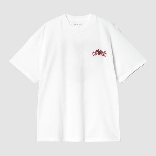 W' S/S Amour T-Shirt White / Tuscany