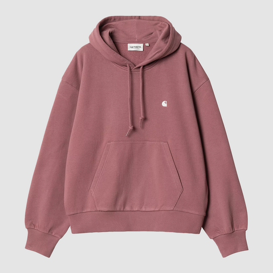 W' Hooded Casey Sweat Dusky Pink / Silver