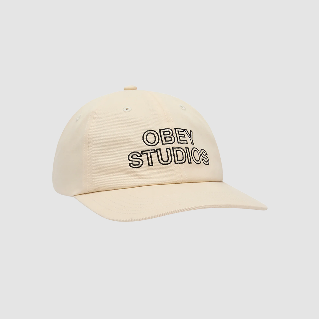 Pigment Obey Studios Strapback Unbleached