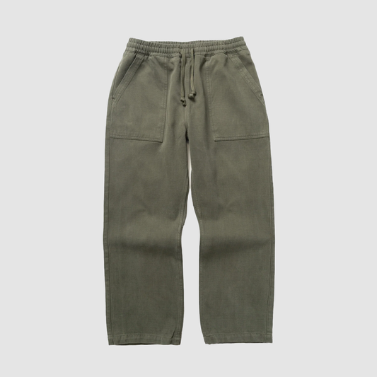 Moleskin Chef Pants Moss