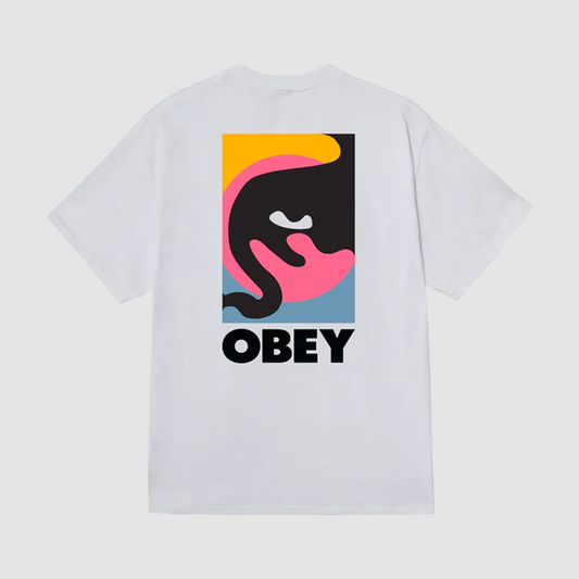 Obey Quarter Icon T-Shirt White