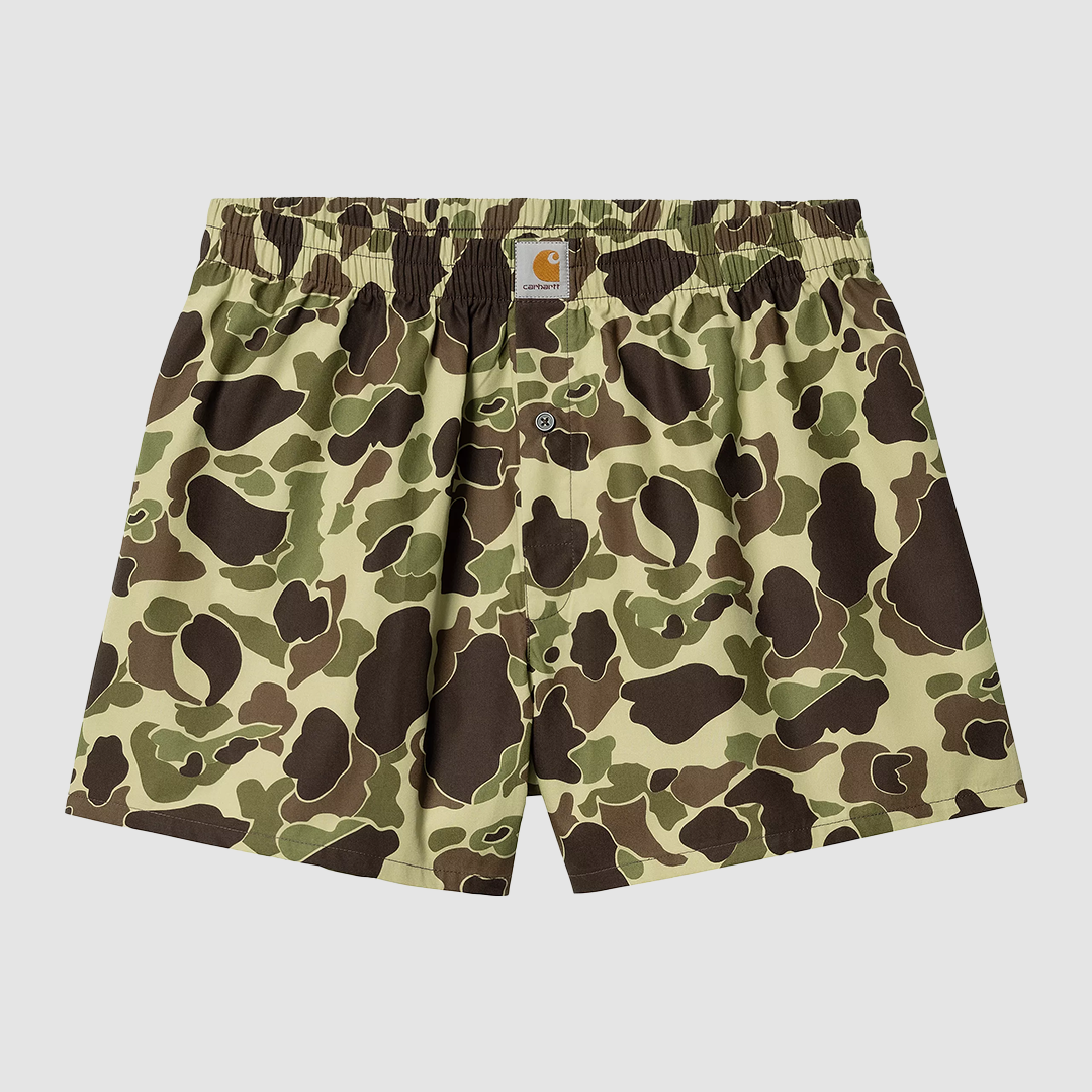 Cotton Boxer Camo Duck Green