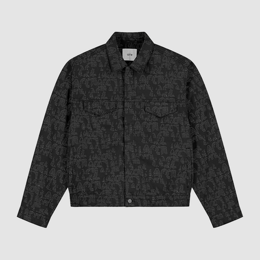 Allover Arte Jacket Black