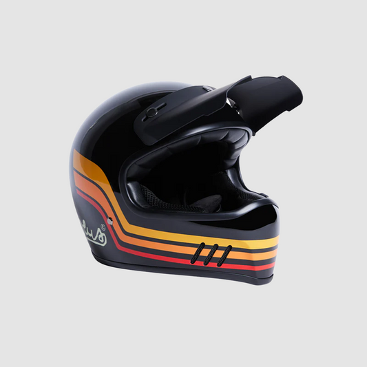 Stripes Helmet Black