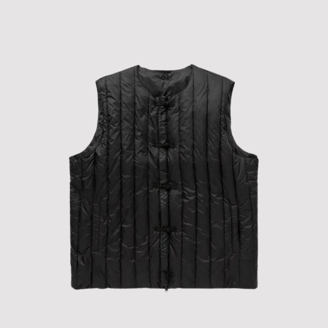 Reversible China Inner Vest Black / Black