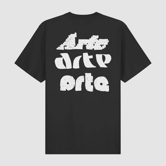 Multi Arte Print T-Shirt Black