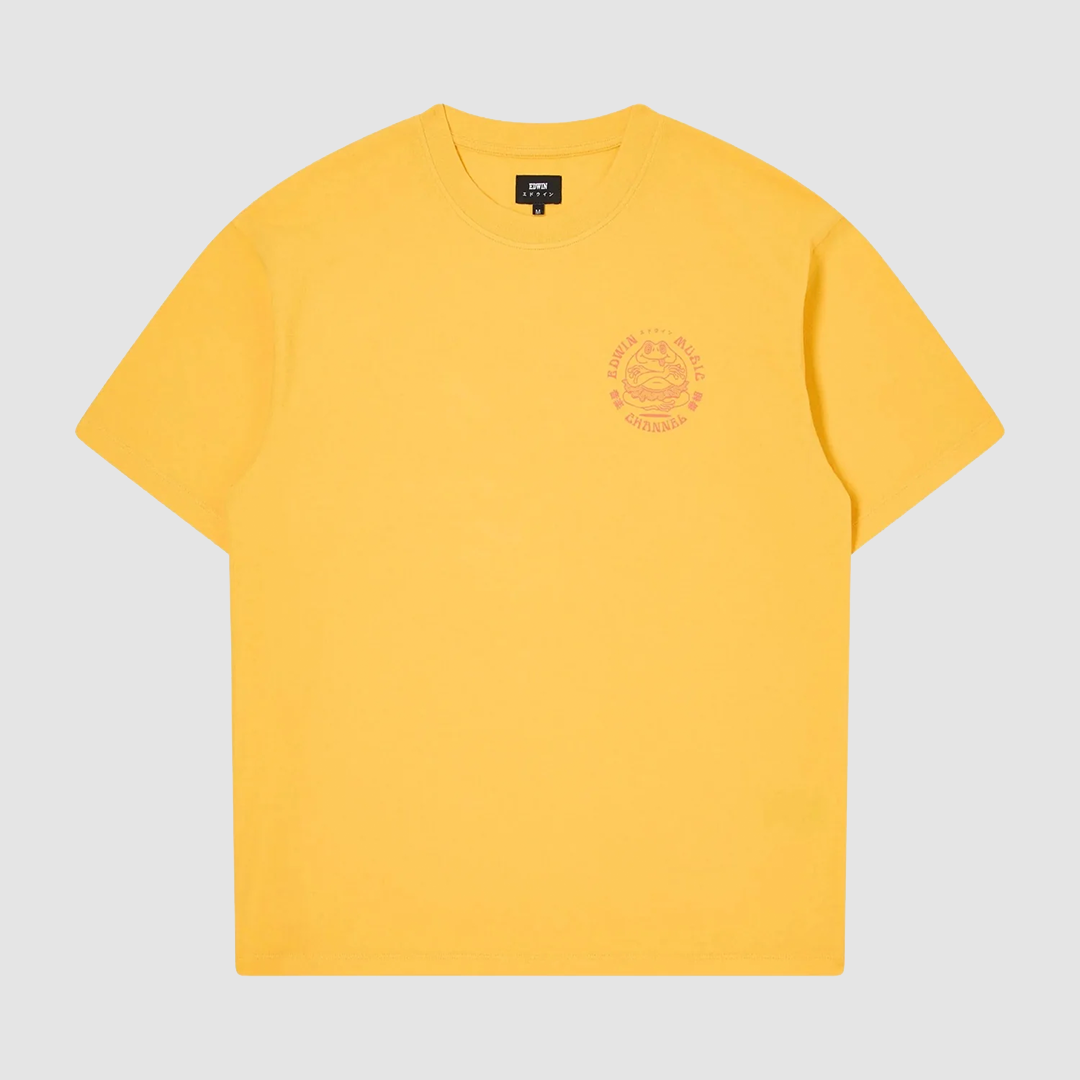 Edwin Music Channel T-Shirt Lemon Chrome