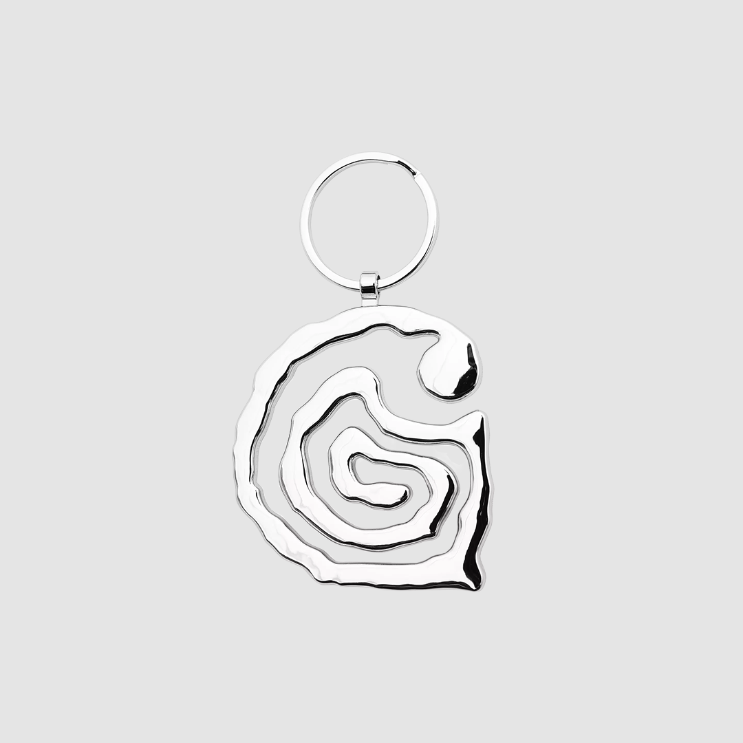 Helix Keychain Silver