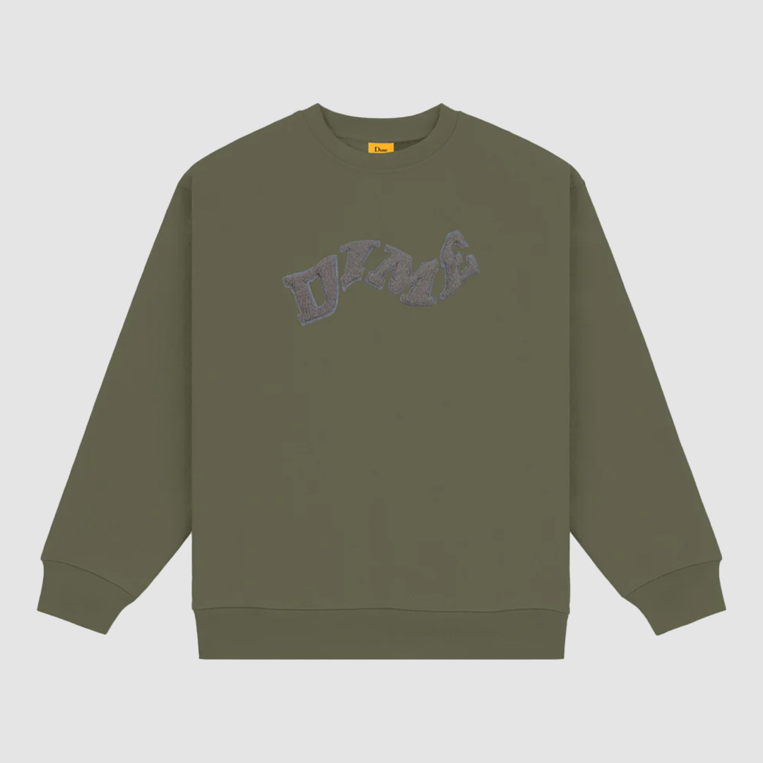 College Crew Army Green