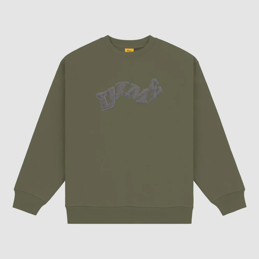 College Crew Army Green