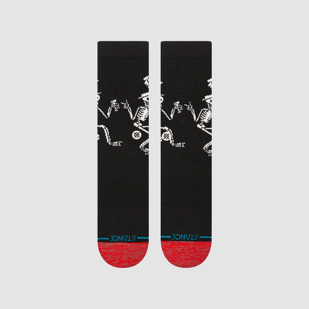 Skelly Dancing Crew Socks Black