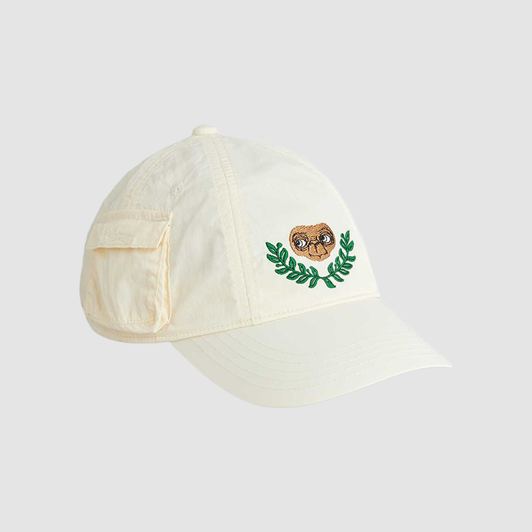 ET Emb Nylon Pocket Cap Off-White
