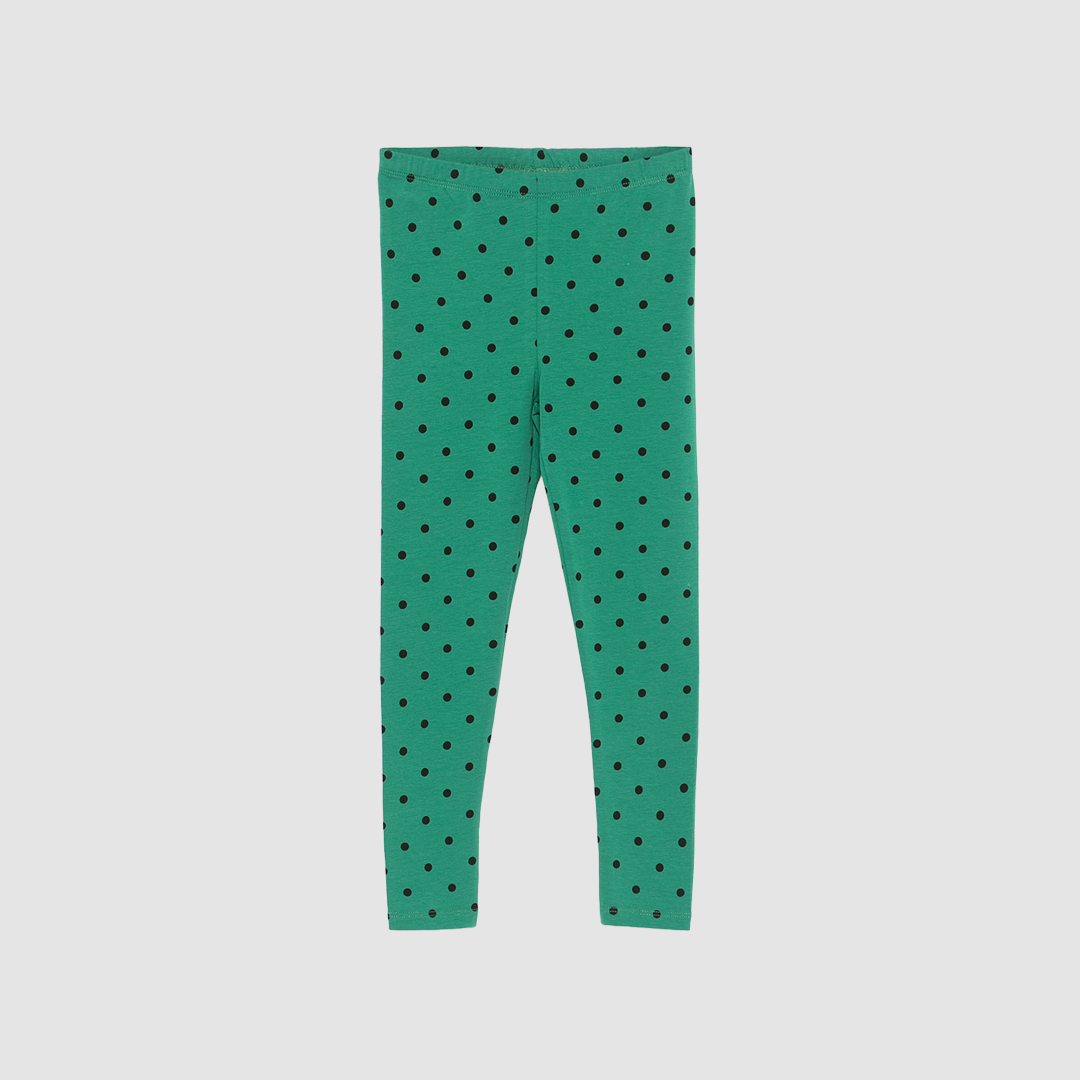 Polka Dot Leggings Green