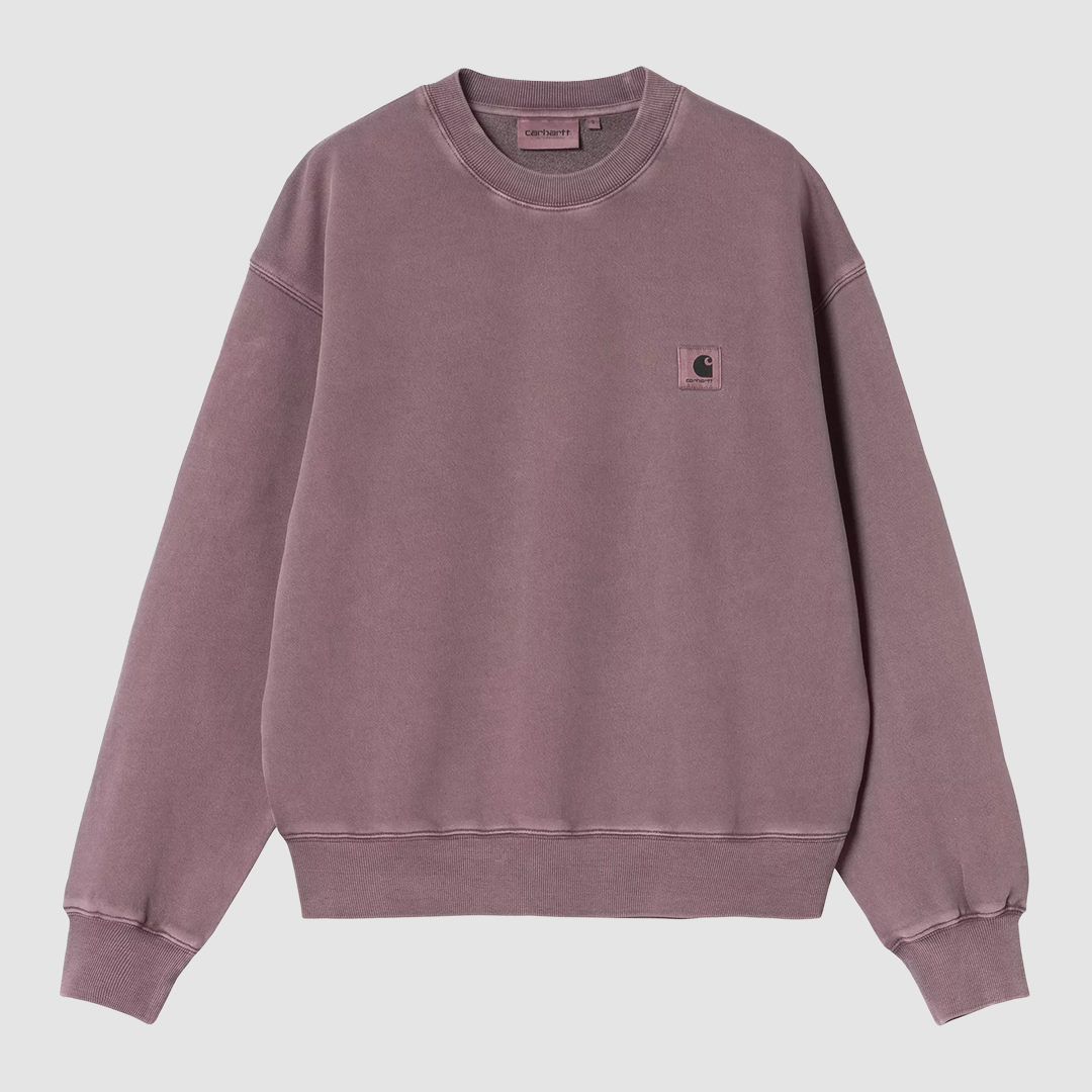W' Nelson Sweat Phlox Garment Dyed