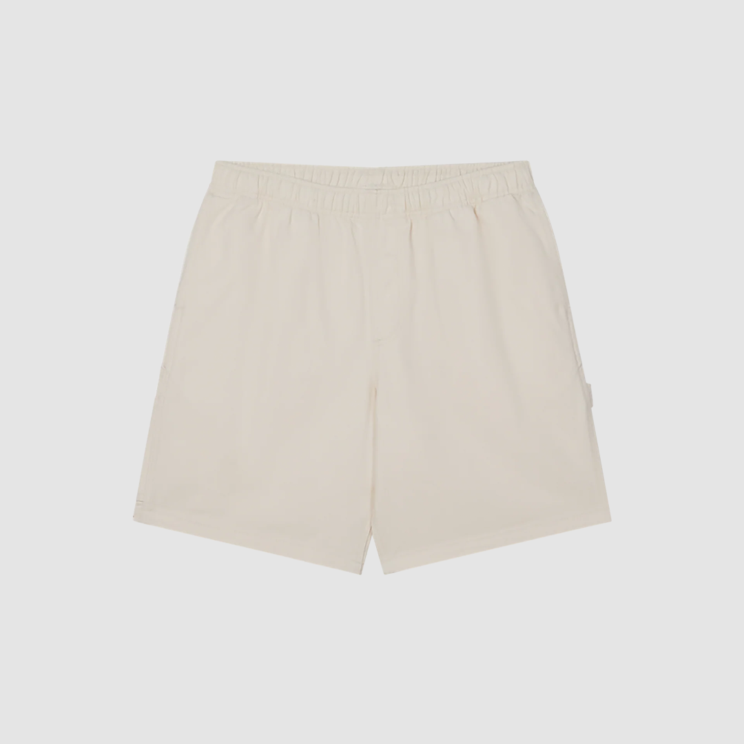 Easy Denim Carpenter Short Unbleached Faded Wash