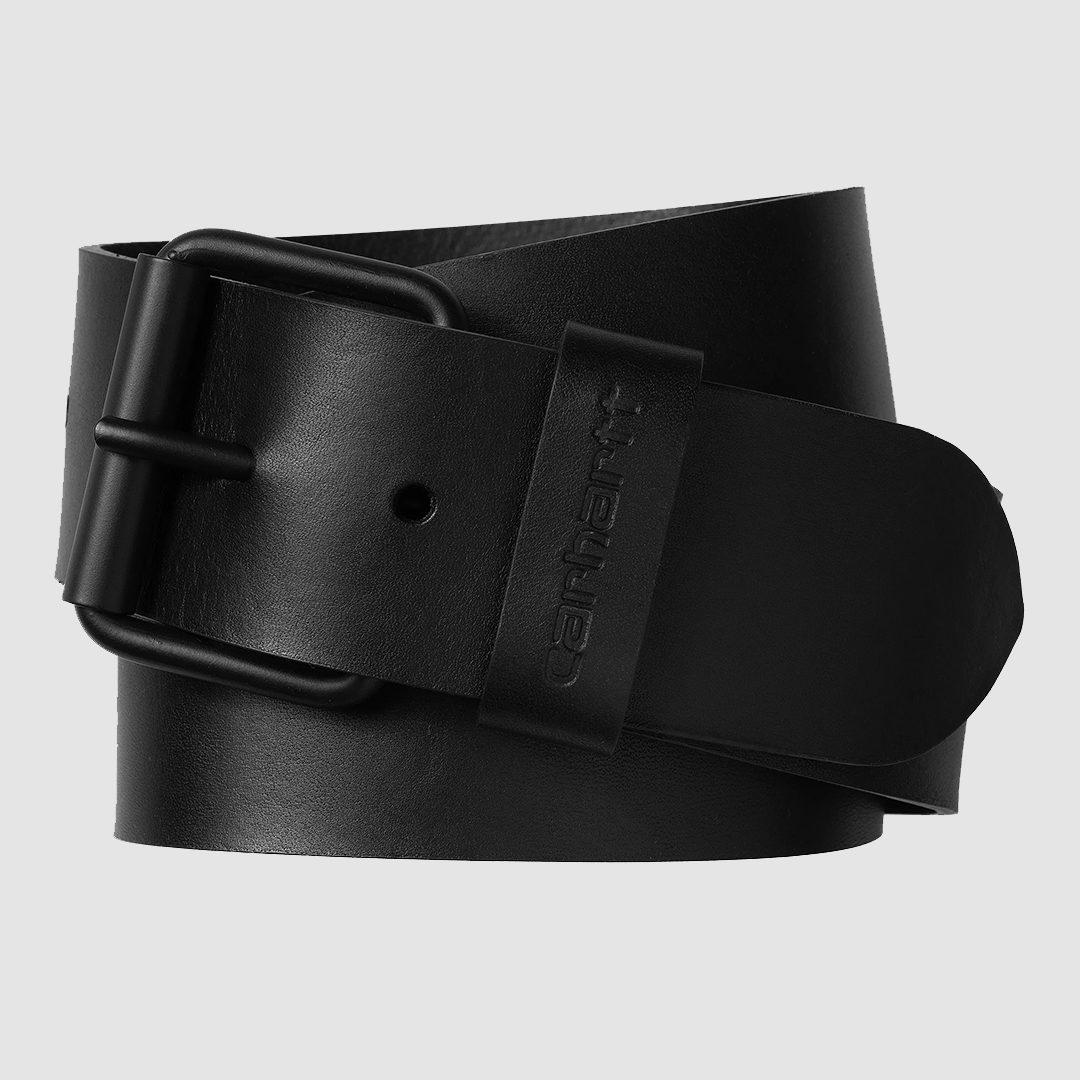 Wide Script Belt Black / Black