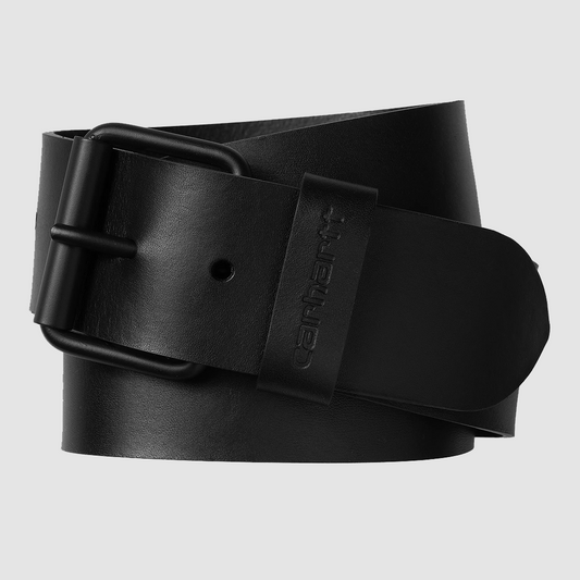 Wide Script Belt Black / Black